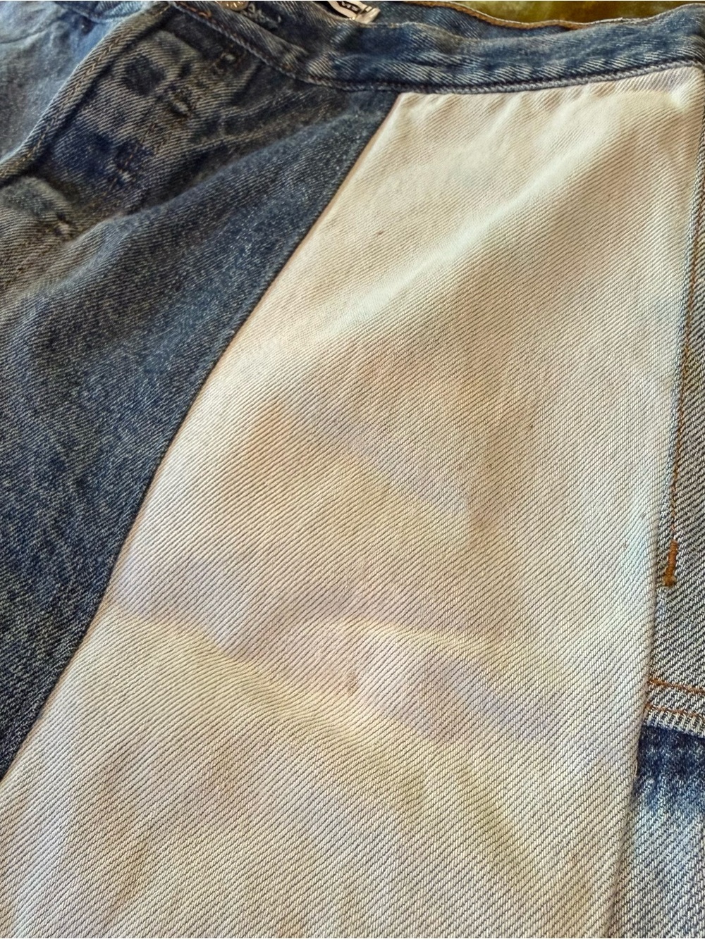 Re/Done x Levi's Amina Patchwork High Rise. Jeans, size 27 - Picture 8 of 8